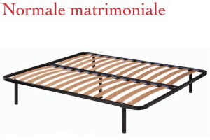 normale matrimoniale anatomico con doghe in legno